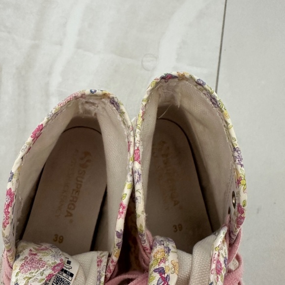 Superga X Loveshackfancy Floral High Top Sneakers - Picture 7 of 9